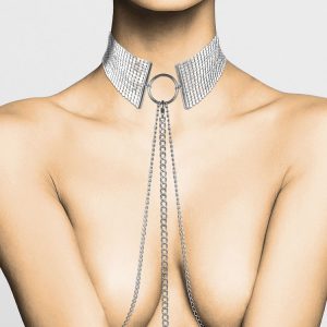 Bijoux Indiscrets Désir Métallique: Halsfessel mit Kette