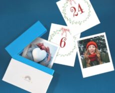Foto-Adventskalender im Retro-Stil