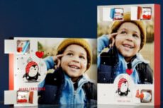 Schoko Adventskalender mit Produkten von kinder®