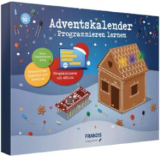 Adventskalender Programmieren Lernen, 24 spannende Elektronik-Projekte, für Kinder ab 10 Jahre, bunt