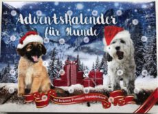 Alfavet Adventskalender für Hunde- Lecker gesunde Snacks ohne Zusatzstoffe und Weizen. Glutenfrei