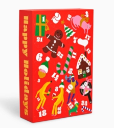 24-Pack 24 Days Of Holiday Socks Gift Set