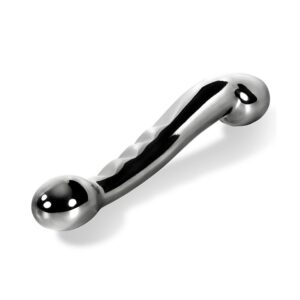 Black Label Stainless Steel Elegant G-Spot Dildo: Edelstahl-Dildo