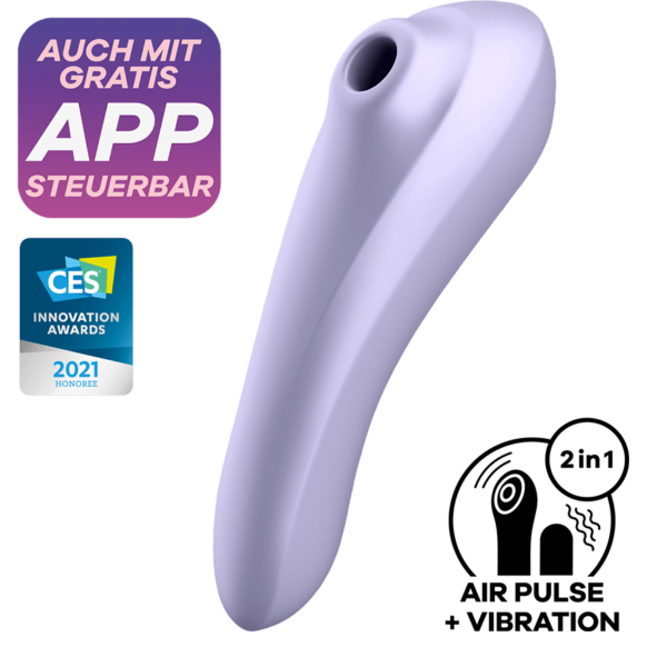 Satisfyer Dual Pleasure Connect App, Vibrator + Druckwellen