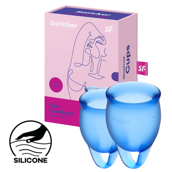 Satisfyer Feel Confident - Menstrual Cup Set, 15&20ml