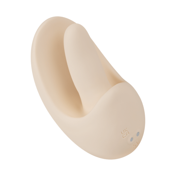 Silikon-Auflegevibrator mit Zunge, 10 cm