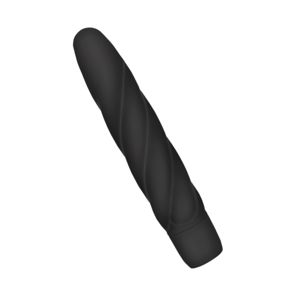 Silikon-Vibrator mit Spiralstruktur, 19 cm